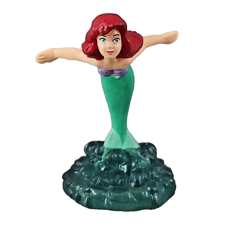 Little Mermaid Ariel PVC Figure Disney Cake Topper Applause Splash Scene